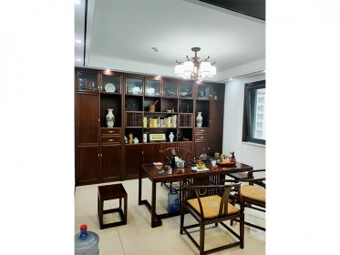 济南美式实木办公家具订购案例