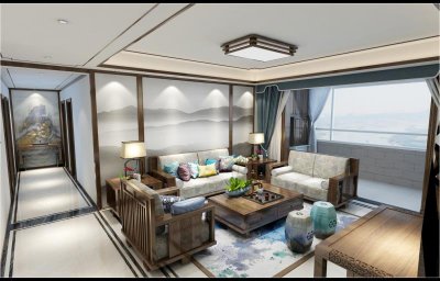 实木沙发组合